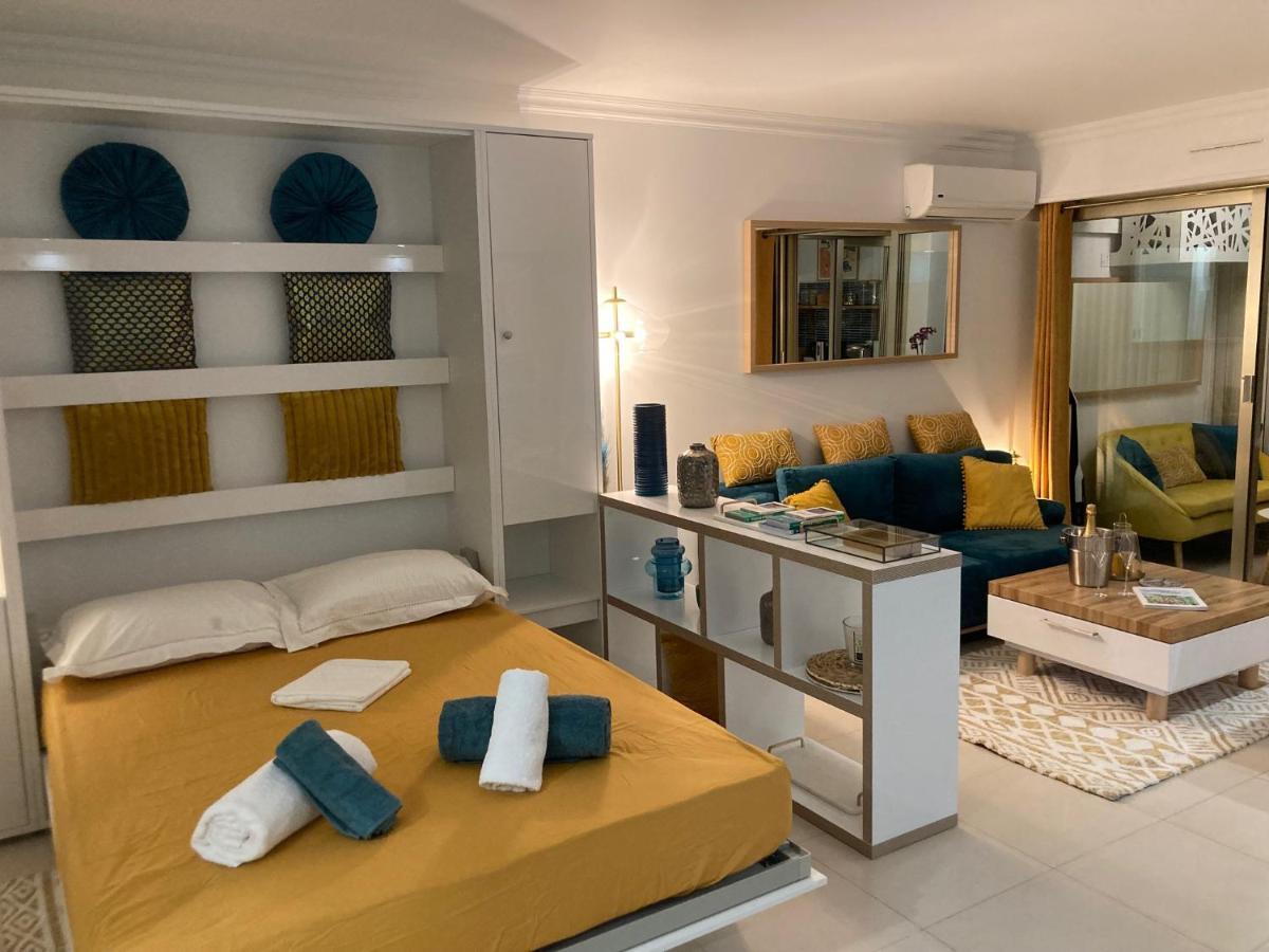 Appartement De Standing Le Velvet Bay Climatise En Bord De Mer Антиб Экстерьер фото