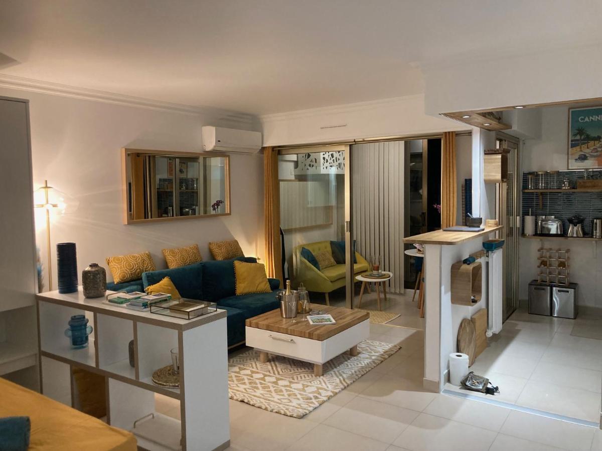 Appartement De Standing Le Velvet Bay Climatise En Bord De Mer Антиб Экстерьер фото