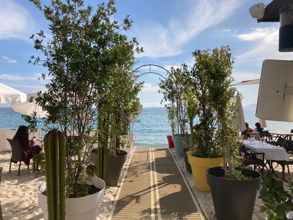 Appartement De Standing Le Velvet Bay Climatise En Bord De Mer Антиб Экстерьер фото
