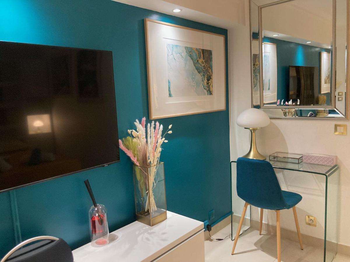 Appartement De Standing Le Velvet Bay Climatise En Bord De Mer Антиб Экстерьер фото